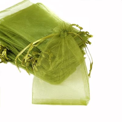 Dailygoods- Organza Zakjes 30 Stuks - Cadeauzakjes met Trekkoord - Organza Zakjes 20 x 30 cm - Snoepzakjes/Sieradenzakjes - Geschenkverpakking - Diverse Kleuren - Cadeauzakje