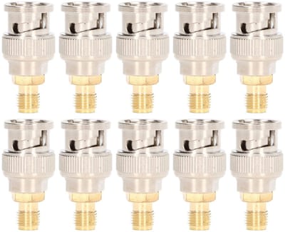 Allecto - Female Naar Male - RF Coaxiale Adapter Kabel - 10 Stuks - Geschikt Voor GPS-systemen - Draadloze Internet Routers