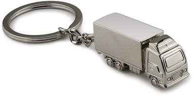 CHPN - Vrachtwagen sleutelhanger - Sleutelhanger van truck - Trucker - Vrachtwagenchauffeur - Voor truck- en vrachtwagenliefhebbers - Cadeau - Heavy loar - Keychain with truck