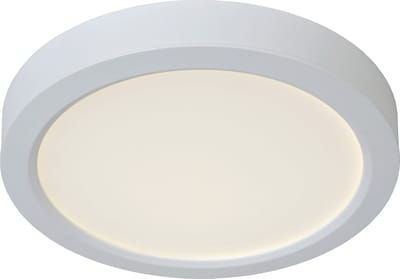 Lucide TENDO-LED - Plafonnière (Plafondlamp) - Ø 22 cm - LED - 1x18W 3000K - Wit