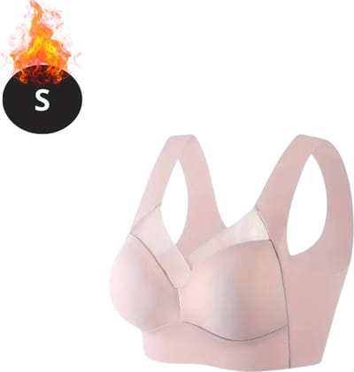 Bovista BH Zonder Beugel - Zonder Bandjes - Push-up Bh's - Comfort Beha - Comfortabel - Sterk - Dames - Roze - Maat S
