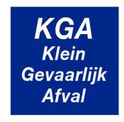 KGA sticker 150 x 150 mm