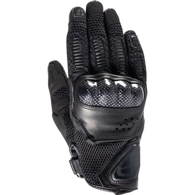Zomer leren motorhandschoenen voor vrouwen Ixon rs 4 air