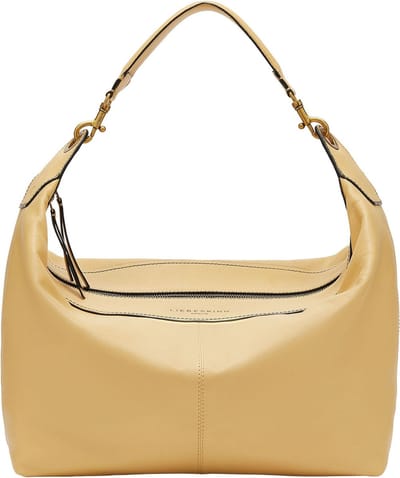 LIEBESKIND BERLIN Schoudertas Liza Hobo Bag Champagne Lichtgeel