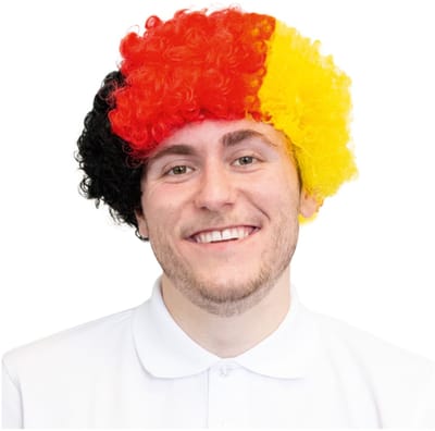 Pruik Duitsland zwart-rood-geel, fan artikelen - EK - WK