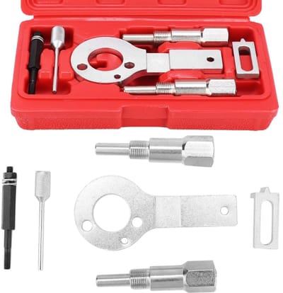 Dailygoods- Krukas Timing Tool Hoogwaardige Kwaliteit - Auto Timing Tool Kit - Koolstofstaal - Geschikt voor Opel/Vauxhall - Motorcodes Z19DT/Z20DT - Verdeelgereedschapsset - Timing Gereedschap