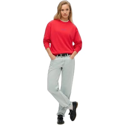 Superdry - City-sweatshirt met Core-logo, ronde hals en grafische opdruk - Dames - Truien