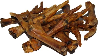 Kippenpootjes – Hondensnack – Voordeelpakket 1 kilogram – Kauwsnack – Hypoallergeen – Natuurlijk gedroogd