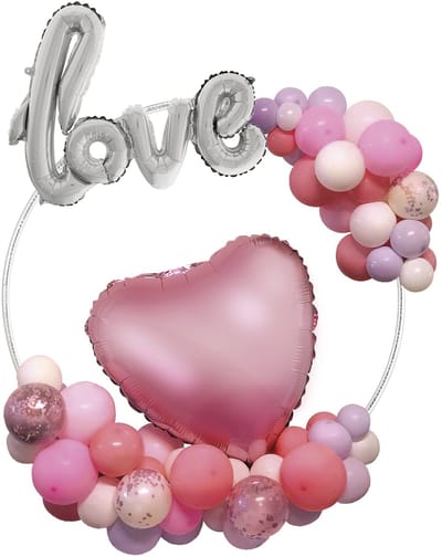 Ballonring zilver 60 cm
