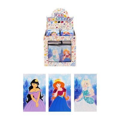 168 Stuks - Notitieboekjes - Model Prinsessen - In Traktatiebox - Uitdeelcadeautjes - Uitdeel - Traktatie voor kinderen - Meisjes