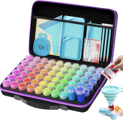 Diamond Painting Volwassenen - Pakket Volledig - Opbergdoos - Multikleur