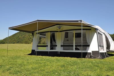 Universele Combi Luifel voor Caravan en Voortent - Eenvoudig Montage