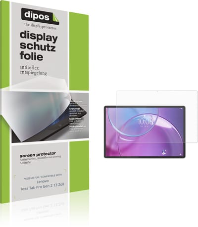 dipos – 2x Matte Beschermfolie geschikt voor Lenovo Idea Tab Pro Gen 2 13 Zoll | Krasbestendige & antireflecterende Screenprotector Ultra-Thin