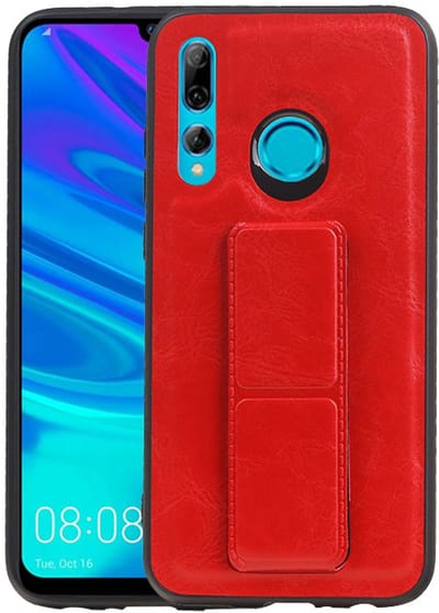 Grip Stand Hardcase Backcover - Telefoonhoesje - Achterkant Hoesje - Geschikt voor Honor 20 Lite - Rood