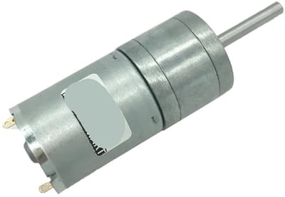 Gelijkstroommotor - Transmissiemotor - Projecten Sturen - Met Toerentalregelaar - 25mm As - Zilver