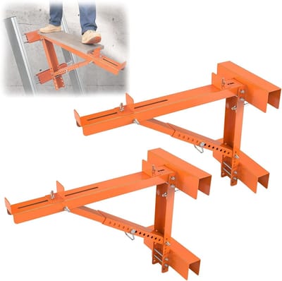 2 Stuks Verstelbare Steigerladder Steunen Zware Belasting 113kg