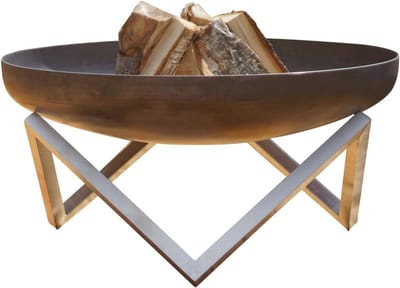 Grote Vuurschaal 79 cm voor Tuin en Terras - Ronde Design Vuurschaal voor BBQ en Kampvuur