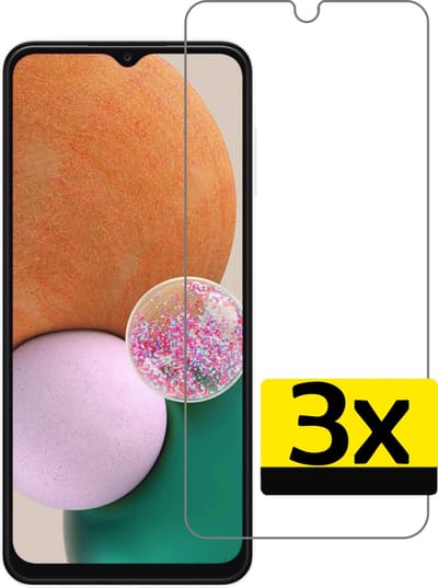 Screenprotector - Geschikt voor Samsung Galaxy A13 4G - 3 Stuks - Extra Sterk - Beschermglas - Gehard Glas - Tempered Glass - Screen Protector