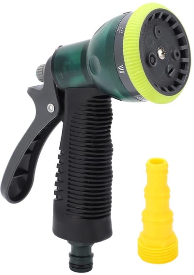 Dailygoods- Tuinslangmondstuk ABS - 4 Verstelbare Waterpatronen - Tuinspuit Pistool - Auto Wassen - Schoonmaken - Schokbestendig Materiaal