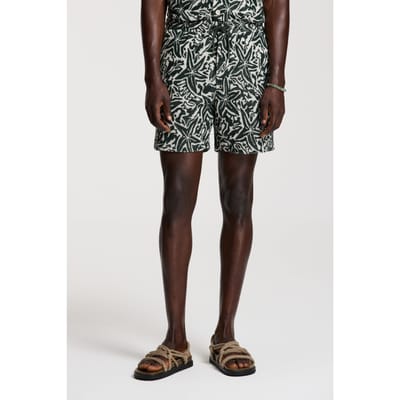 Shiwi Tony Toweling Shorts Green Leaf Starfish Size: XS | Shorts Outlet | Heren | Groen