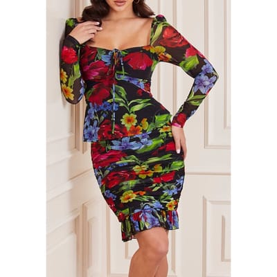 GUESS Marciano By  Boldly Blooming Top Boldly Blooming Prin Taglia: XS | Magliette intime Outlet | Donna