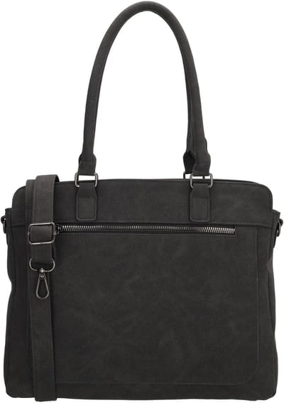 Beagles Cambrils Schoudertas - Shopper - Ritsvak - Dames - Crossbody - Tote Bag - Dames Tas - Zwart