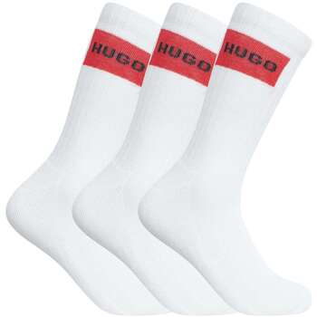 HUGO 3-Pack Korte Combinatie Katoenen Ribben Herensokken