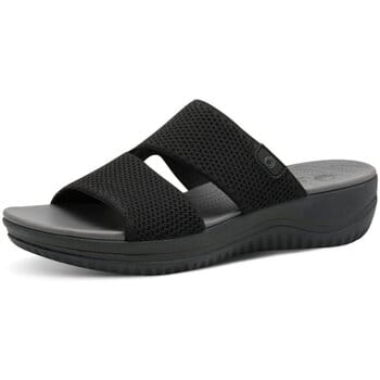 Jana Dames Slipper - 27270-001 Zwart - Wijdte H - Maat 38