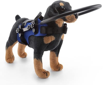 Dailygoods- Harnas Blinde Hond - Verstelbare Gesp - Anti-botsing Halsband - Ademend Materiaal - Lichtgewicht - Machinewasbaar - Hondentuig