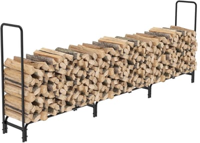 D&A Houtopslag buiten - Houtopslag - Brandhoutrek - Houtrek - Houthok - Houtopslag buiten voor haardhout - Maximaal 408 KG