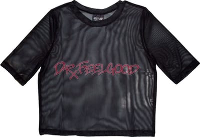 Motley Crue - Dr Feelgood Crop top - S - Zwart
