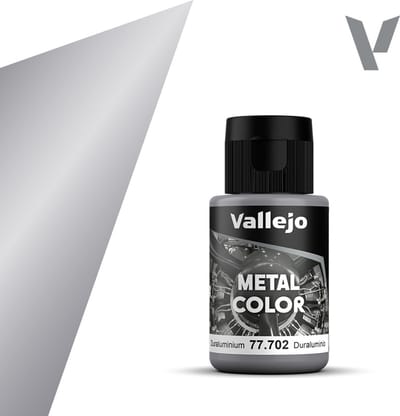 Vallejo Hobbyverf Acrylverf - 77702 Metal Color Duraluminium - Acryl (32 ml) Verf flesje - 32 ml