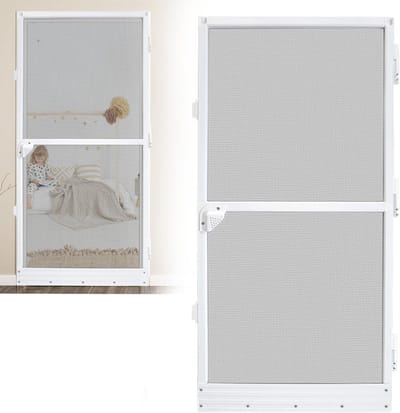 Vliegendeur Hor met Aluminium Frame voor Balkon en Terras - Eenvoudige Montage