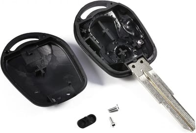 Flip Key Shell voor Auto met 2 Knoppen - Geschikt voor Actyon, Kyron en Rexton - Sleutelbehuizing en Afstandsbediening Cover