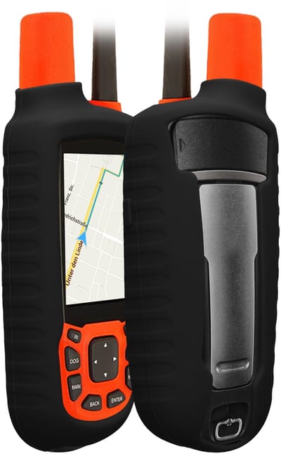 kwmobile Hoesje geschikt voor Garmin Astro 430 / Astro 320 - Beschermhoes voor handheld GPS - Back cover in zwart