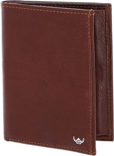 Golden Head Leren portemonnee Colorado RFID Protect Kombischeintasche 1348 Tabacco bruine
