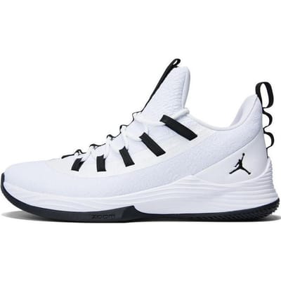 Air Jordan Ultra Fly 2 Low Baskets Homme Blanc Noir-Blanc AH8110-100 42 white