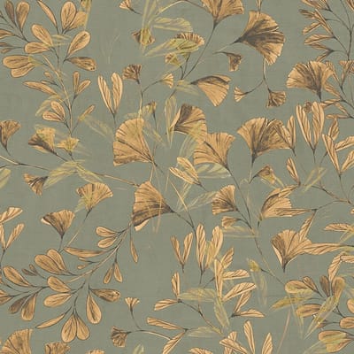 ELEGANTE BLADEREN BEHANG | Botanisch - Bruin Groen Goud - A.S. Création Anna D'Andrea