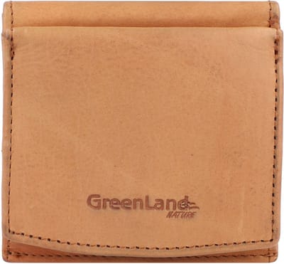 Greenland Nature GreenLand NATURE Portemonnee RFID-bescherming Leer 10 cm - Dames - Horizontaal - cognac2
