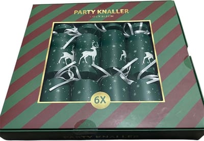 Kerstcrackers - Party Knaller - Kerst - Kerstversiering - Tafeldecoratie - Set van 6