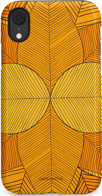 Casetastic Hoesje Geschikt voor Apple iPhone Xr - Stijlvolle Beschermende Duo-layer Case - Rasterblad