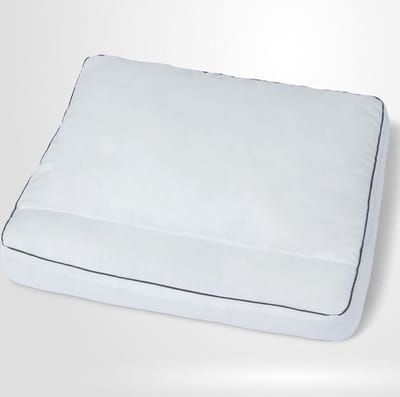 Topmerk wollen neksteun rand hotel hoofdkussen- Puur natuurlijk- (B-keuze) Hoogwaardig hoofdkussen met een schoonheidsfoutje– 50x60x10 cm DUURZAMERE KEUZE