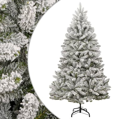 vidaXL - Kunstkerstboom - met - scharnieren - en - sneeuw - 240 - cm