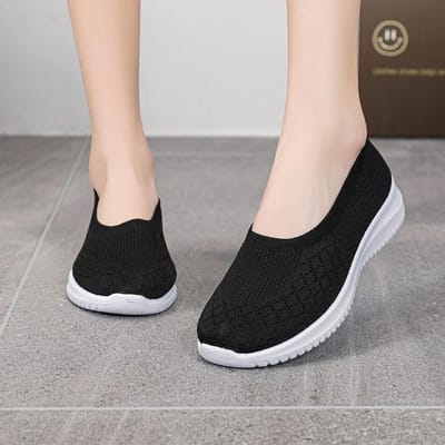 Damesschoenen Dames Flats Schoenen Zachte Kleur Instapper Platte Schoenen Ballerina's Comfortabele Damesschoen Mesh Zapatos Mujer 39