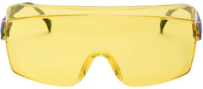 Veiligheidsbril met UV-bescherming en gele tint