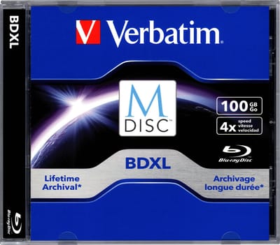 Verbatim 98912 M-Disc Blu-ray 100 GB 1 stuk(s) Jewelcase