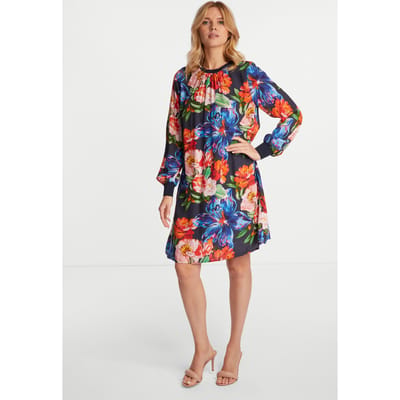 Rich & Royal Printed Mini Dress With Knit Details Red Salsa Maat: 34 | Mini Jurken Outlet | Dames | Rood