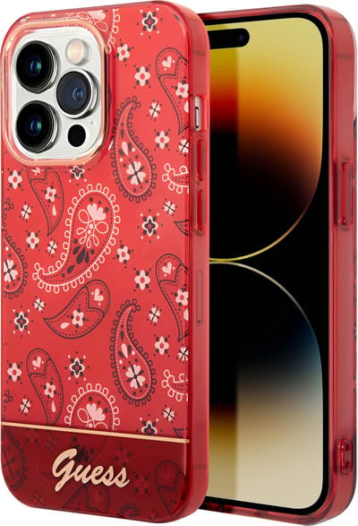 GUESS GUHCP14XHGBNHR iPhone 14 Pro Max 6.7" red/red hardcase Bandana Paisley