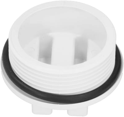 Dailygoods- Winterplug 5 stuks - Afvoerplug - Kunststof met rubberen ring - Voor zwembad/spa - 1,5 inch - 5,5x3,3 cm