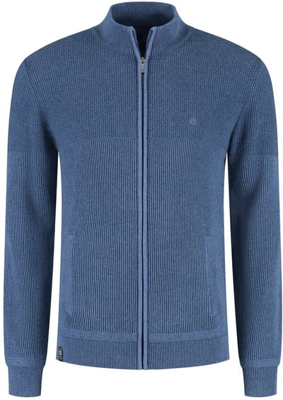 Fellows United Cardigan plated tuck knit Navy (52.1121 - 110)